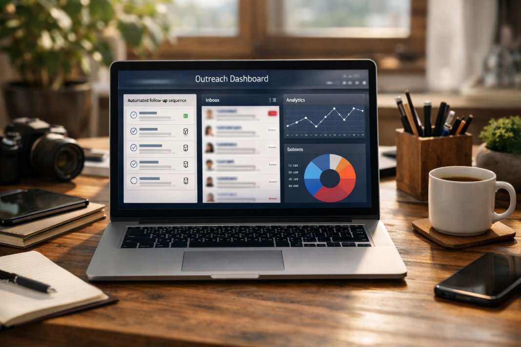 Ce funcții automate oferă NinjaOutreach pentru follow-up în outreach?