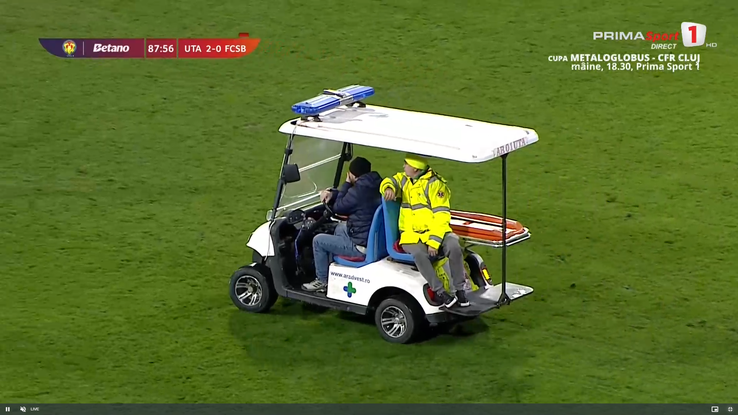 Incident grav în UTA - FCSB! A părăsit terenul în lacrimi