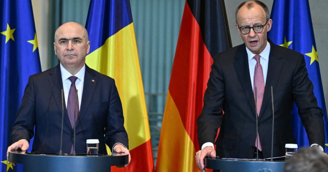 Bolojan și Merz, conferință comună: „Este esențial ca țările europene să se implice mai mult în bugetele de apărare”