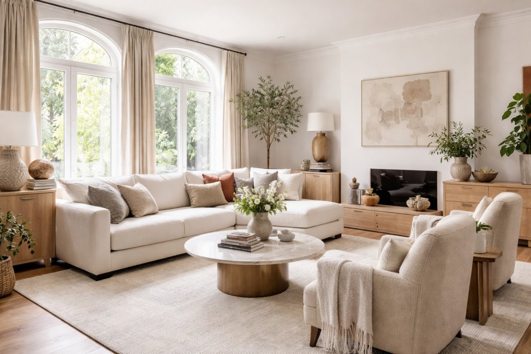 Cum să alegi obiectele de decor pentru un living spațios?