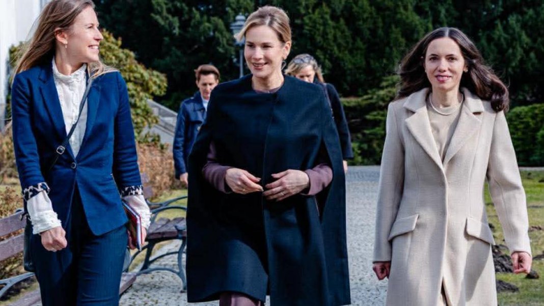 Mirabela Grădinaru, alongside prima doamnă a Poloniei în Varșovia. Informații referitoare la întâlnirea de la...