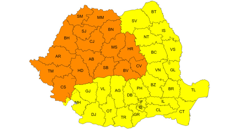 ANM a declarat cod roșu de caniculă: începând de luni, aproape toate regiunile țării vor fi sub avertizare. Temperaturile vor ajunge până la...